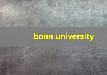 bonn university